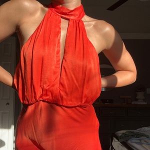 Zara silk mid dress. Size SMALL. Worn once!